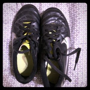 Nike little kids soccer cleats.